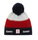 Eisbär Wintermütze Star SP mit Bommel (Pompon) dunkelblau/rot/weiss Kinder